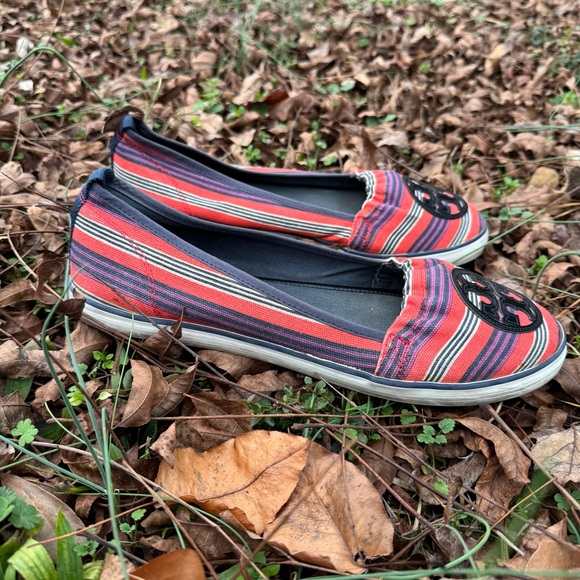 Tory Burch Multicolor Striped Flats - Picture 7 of 12